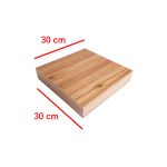 شلف چوبی (پایه فلزی مخفی) ابعاد 30*30