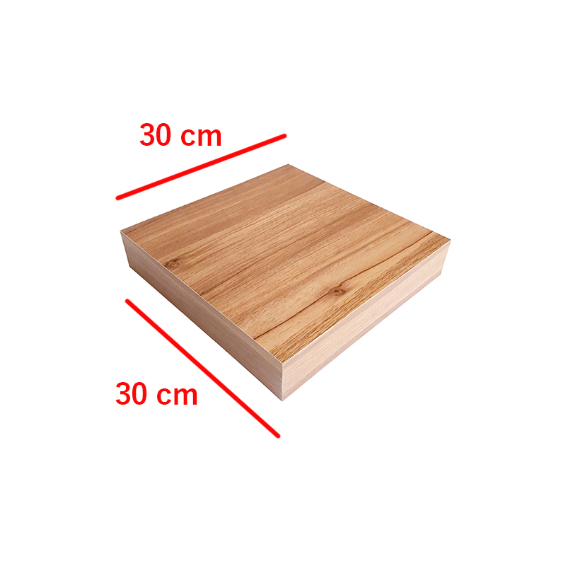شلف چوبی (پایه فلزی مخفی) ابعاد 30*30
