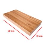 شلف چوبی (پایه فلزی مخفی) ابعاد 60*30