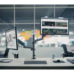 پایه نگهدارنده 2 مانیتور ارگو مدل WLA021
